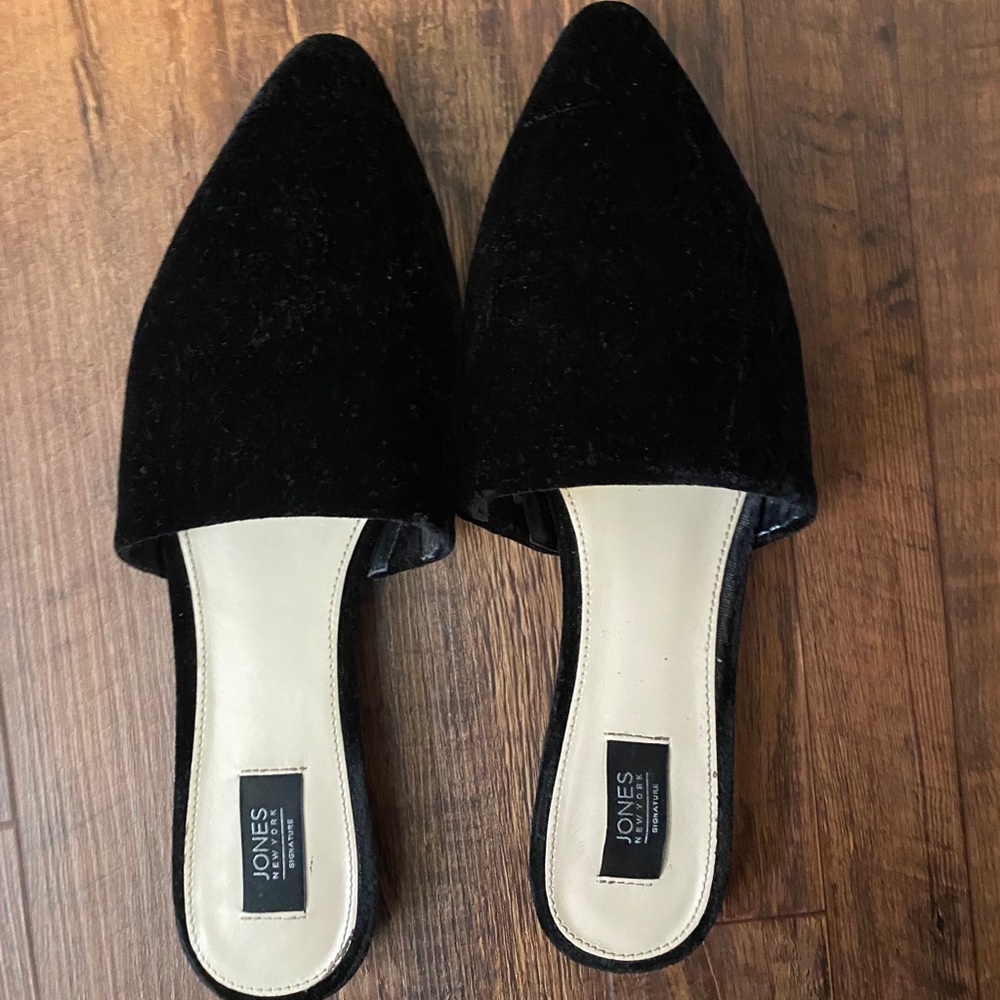 Jones New York Black Dress Slides